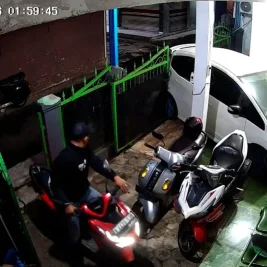 Komplotan Maling Gasak Dua Motor Mahasiswa di Kosan Depok