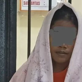 Polres Pelalawan Tetapkan Ibu Pemaksa Anak Jadi Manusia Silver Tersangka