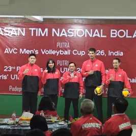 PP PBVSI Lepas Timnas Voli Indonesia ke Tiga Kejuaraan Internasional
