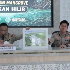 Polres Rokan Hilir Tangkap Pelaku Perambahan Hutan Mangrove