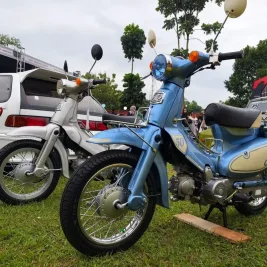 Ducks Garage Pamerkan Dua Honda Little Cubra Langka di BBQ Ride