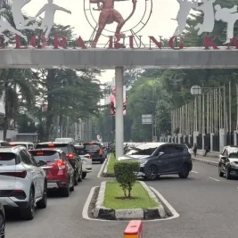 GBK Tutup Sementara Akses Pintu dan Parkir Timur untuk Eksekusi Eks Hotel Sultan
