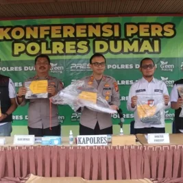 Polres Dumai Tangkap Suami Siri Pembunuh Wanita di Bukit Timah