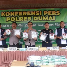 Polres Dumai Tangkap Penyedia Jastip Bawa Sabu Lima Kilogram