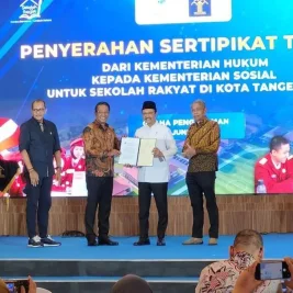 Kemenkum Hibahkan Lahan 6,3 Hektare ke Kemensos untuk Sekolah Rakyat