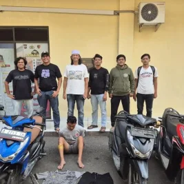 Polres Lebak Tangkap Pencuri Motor di Cimarga, Dua Pelaku Buron