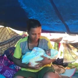 Pengungsi Gempa Palu Melahirkan Anak Ketiga di Tenda Darurat Sigi