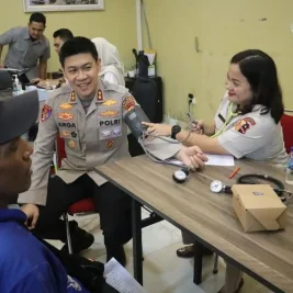 Polres Kepulauan Seribu Gelar Donor Darah Sambut Hari Bhayangkara ke-80