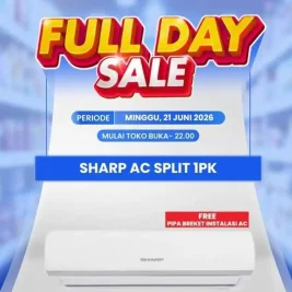 Transmart Full Day Sale 21 Juni 2026: Diskon AC Sharp hingga Rp1,6 Juta