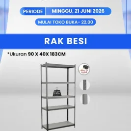 Transmart Full Day Sale 21 Juni 2026: Diskon Rak Besi Rp 1 Jutaan