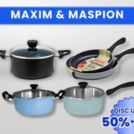 Transmart Full Day Sale: Diskon Besar Alat Masak Maxim dan Maspion