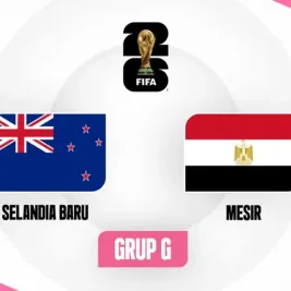 Selandia Baru Hadapi Mesir di Laga Krusial Grup G Piala Dunia 2026