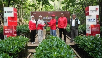 Telkomsel Ubah Ribuan Langkah Lari Jadi Pohon Mangrove di Jakarta