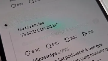 Paksa AI Jawab Kenapa Suka Nulis 'Di Situ Gue Diem', Ini Klarifikasinya