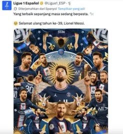 Lionel Messi Genap 39 Tahun, Netizen: Happy Birthday Goat!