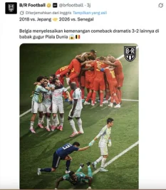 Comeback Gila Belgia Bikin Netizen Terkesima