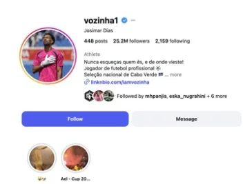 Vozinha Pulang ke Cabo Verde dengan 25 Juta Follower Instagram