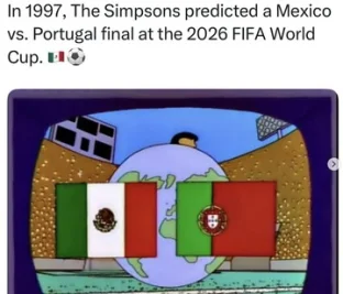 Cek Fakta: 'Ramalan' The Simpsons soal Portugal vs Meksiko di Final Piala Dunia 2026 Ternyata Meleset