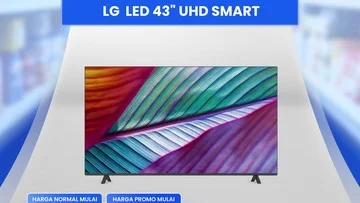 LG LED 43" UHD Smart TV Makin Terjangkau di Transmart Full Day Sale