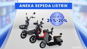 Transmart Full Day Sale Kembali Hadir dengan Diskon Sepeda Listrik