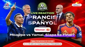 d'Hattrick Live Reaction Prancis vs Spanyol, Saksikan Semifinal Piala Dunia 2026