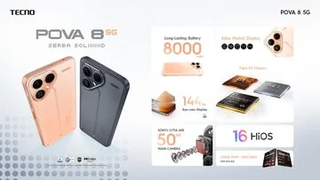 Tecno Pova 8 5G Resmi di Indonesia, Baterai 8.000 mAh Jadi Andalan