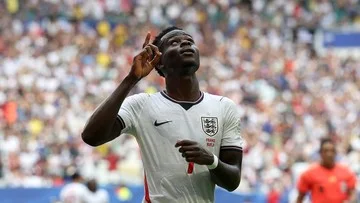 Bukayo Saka Cetak Hat-trick, Inggris Kalahkan Prancis 6-4