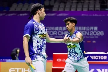 Sabar/Reza Lolos Babak Kedua China Open 2026, Kondisi Reza Membaik