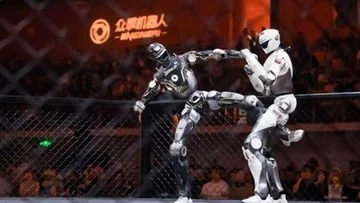 Tarung Robot Humanoid ala Film Real Steel Kini Jadi Kenyataan di China