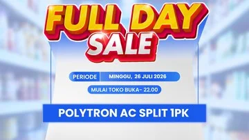 Transmart Full Day Sale: AC Polytron 1 PK Diskon Jutaan Rupiah