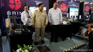 Prabowo Tinjau Inovasi Teknologi Anak Bangsa di BRIN