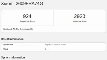 RAM dan Chipset Redmi Note 17 Pro Max Bocor dari Hasil Benchmark