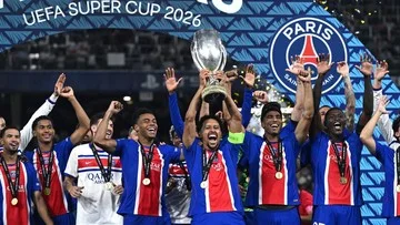 PSG Raih Gelar Piala Super Eropa Usai Kalahkan Aston Villa 2-1