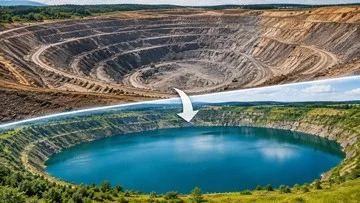 Rekayasa Lingkungan Mengubah Lubang Tambang Jadi Danau