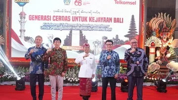 Numerasi Bali Dikuatkan Telkomsel Pakai AI dan Gasing