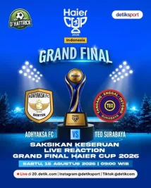 Final Haier Cup Indonesia 2026: Saksikan Live Streaming Adhyaksa FC vs TEO