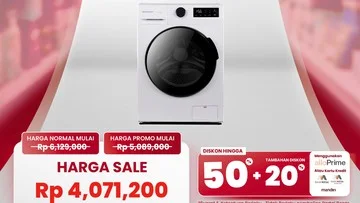 Promo Mesin Cuci Front Load 7kg Murah Meriah Saat Transmart Sale