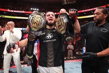 Islam Makhachev Ukir Sejarah Rekor Kemenangan Beruntun Terbanyak di UFC