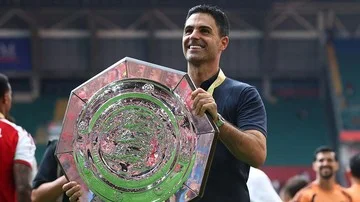 Gelar Community Shield Ketiga Arteta Usai Arsenal Kalahkan Manchester City