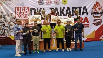 Dominasi Ratusan Atlet, INKAI DKI Sabet Gelar Juara Umum Karate 2026