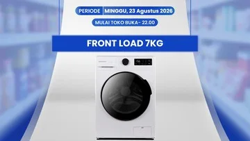 Promo Mesin Cuci Front Load Hemat Jutaan Rupiah di Transmart