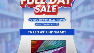 Belanja LED TV 43 inch Lebih Murah Saat Transmart Full Day Sale