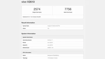 Vivo X500 Pro Max Ungkap Spesifikasi Gahar di Geekbench Jelang Peluncuran