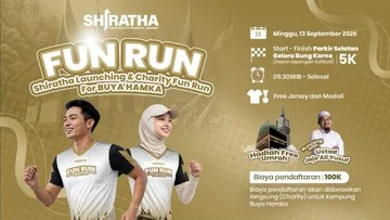 Charity Fun Run Buya Hamka Ajak Warga Lari Sambil Donasi Sejarah