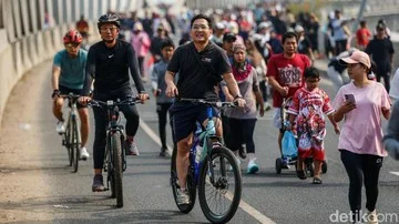 CFD Bekasi Dipadati Warga, Pesepeda dan Pelari Antusias Berolahraga Pagi
