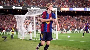 Aksi Gemilang Anthony Gordon Warnai Kemenangan Telak Barcelona