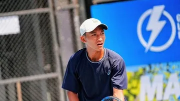 Aksi Gemilang Rafalentino dan Anthony di Men's World Tennis Championship