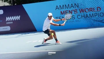 Nathan Barki Tembus Perempatfinal Tenis Dunia Usai Lawan Mundur