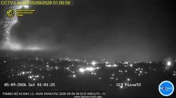Anak Krakatau Dilaporkan Erupsi Beruntun, Warganet Kaitkan dengan Suara Dentuman