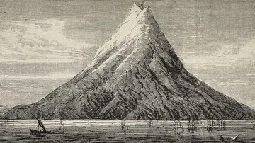 Aerosol Vulkanik Letusan Krakatau 1883 Ubah Warna Langit Global